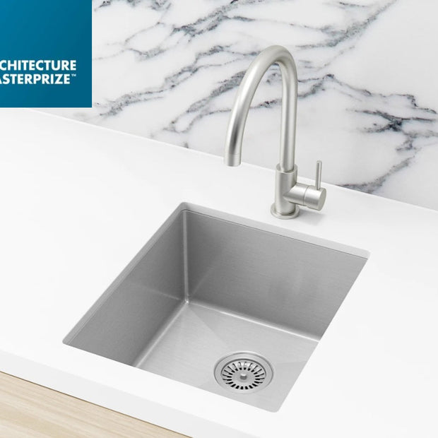 Lavello Kitchen Sink - Single Bowl 380 x 440 - PVD Brushed Nickel