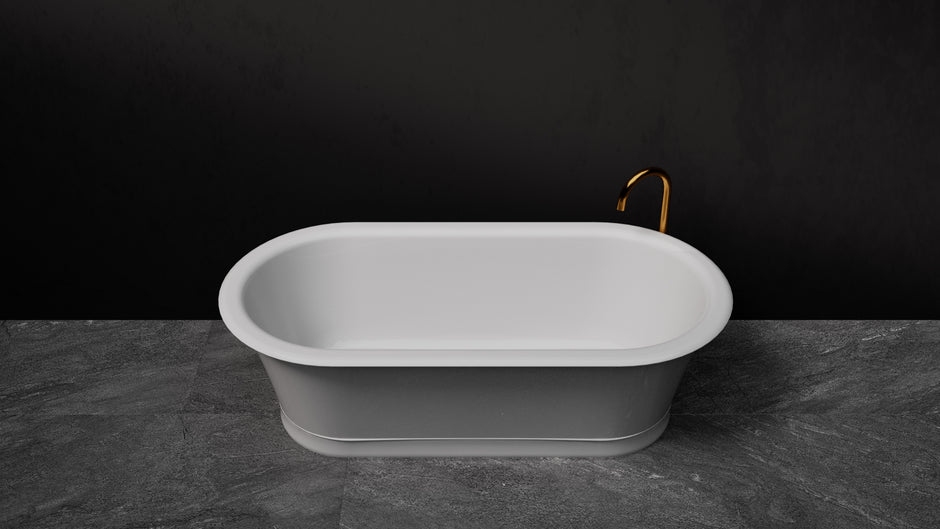 Pietra Bianca Rome Freestanding Bath