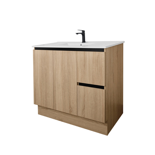 Zenmo Nutro Lux Floor Standing Vanity 900mm Ceramic Top