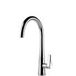 Gessi Proton Goose Neck Swivel Mixer in Chrome