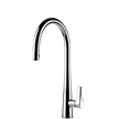 Gessi Proton Goose Neck Pull Out Mixer in Chrome