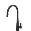 Gessi Proton Goose Neck Pull Out Mixer in Onyx