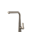 Gessi Proton Right Angle Swivel Mixer in Brushed Nickel