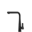 Gessi Proton Right Angle Swivel Mixer in Matte Black