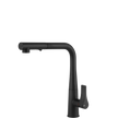 Gessi Proton Right Angle Pull Out Spray Mixer in Matte Black