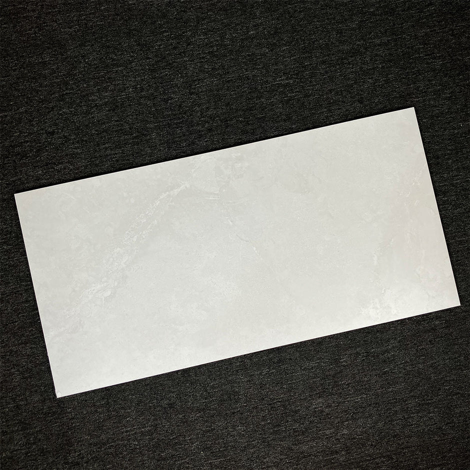Elegance Silver StoneTouch Marble Look Porcelain Tiles laid tile layout