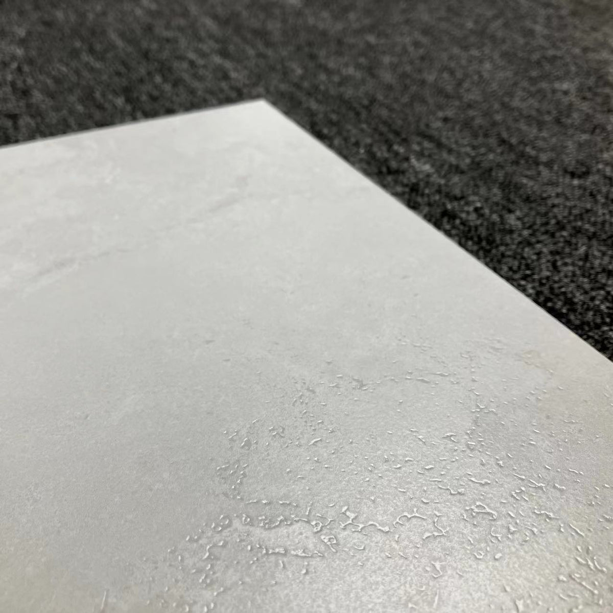 Elegance Silver StoneTouch Marble Look Porcelain Tiles laid tile layout