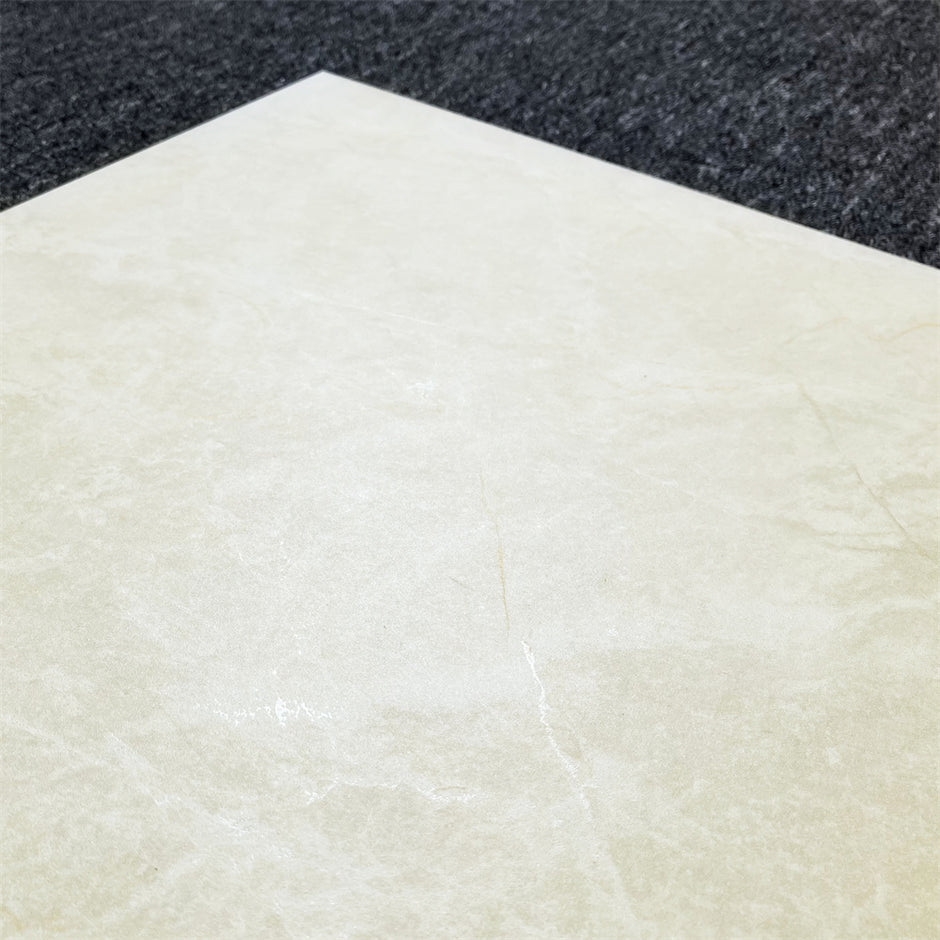 Origin Beige Matt Porcelain Tiles laid tile layout