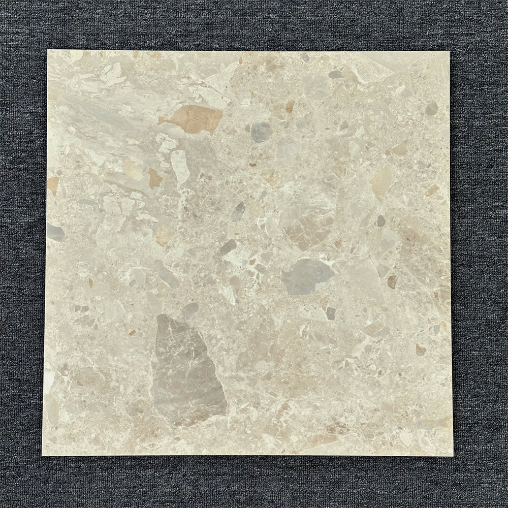 Luxstone Beige Indoor Outdoor Porcelain Tiles laid tile layout