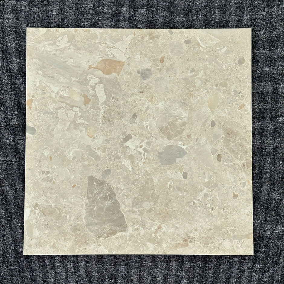 Luxstone Beige Indoor Outdoor Porcelain Tiles laid tile layout