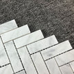 Carrara Mosaic Herringbone Mosaics Soft Matt