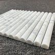 Carrara Convex Soft Matt Porcelain Mosaic laid tile layout