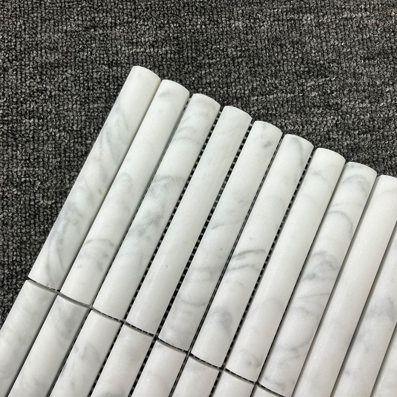 Carrara Mosaic Convex Mosaics Soft Matt