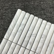 Carrara Convex Soft Matt Porcelain Mosaic laid tile layout