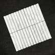 Carrara Convex Soft Matt Porcelain Mosaic laid tile layout