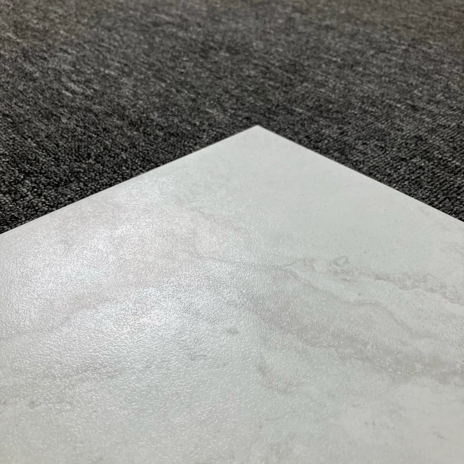 Travertine White 600x600 Lappato