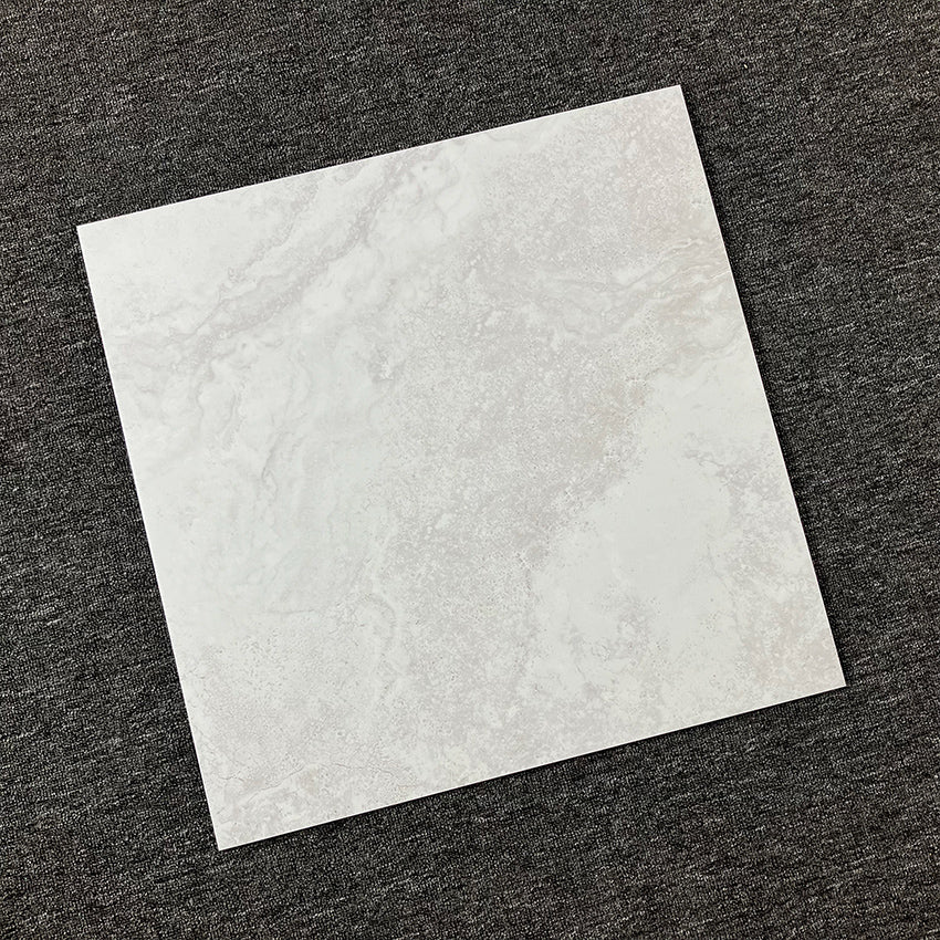 Travertine White Lappato Porcelain Tiles laid tile layout