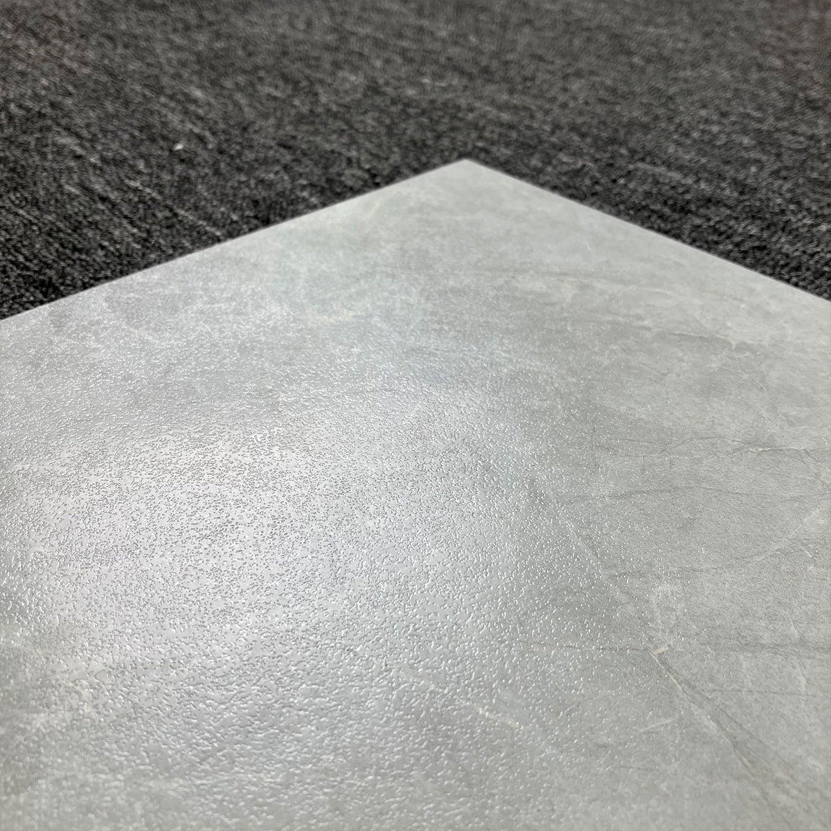 CaesarStone Dark Lappato Porcelain Tiles laid tile layout