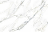 Calacatta Gold Soft Matt Marble Look Porcelain Tiles laid tile layout