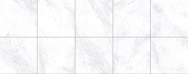 Flurries White Polished Marble Look Porcelain Tiles laid tile layout