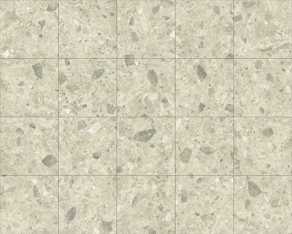 Luxstone Beige Indoor Outdoor Porcelain Tiles laid tile layout