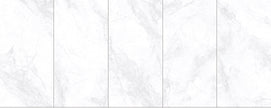 Flurries White Soft Matt Marble Look Porcelain Tiles laid tile layout