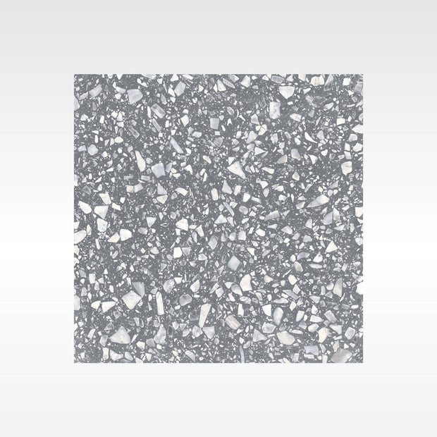 Terrazzo Grey Matt Porcelain Tiles tile