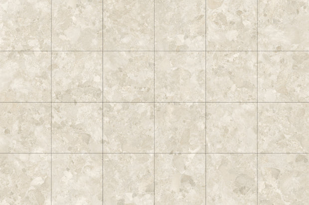 Matera Beige StoneTouch Porcelain Tiles laid tile layout