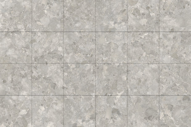 Matera Grey StoneTouch Porcelain Tiles laid tile layout