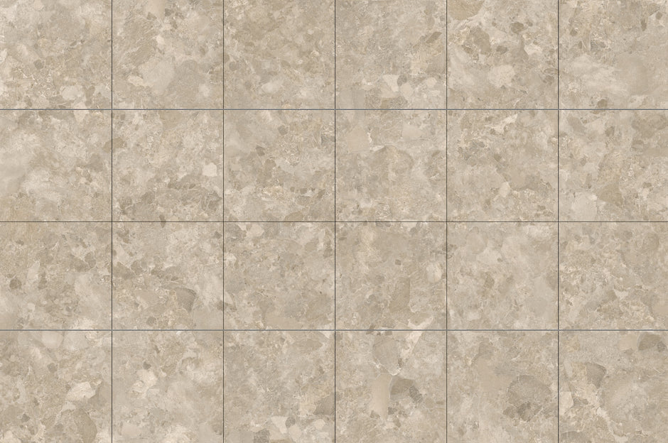 Matera Natural StoneTouch Porcelain Tiles laid tile layout