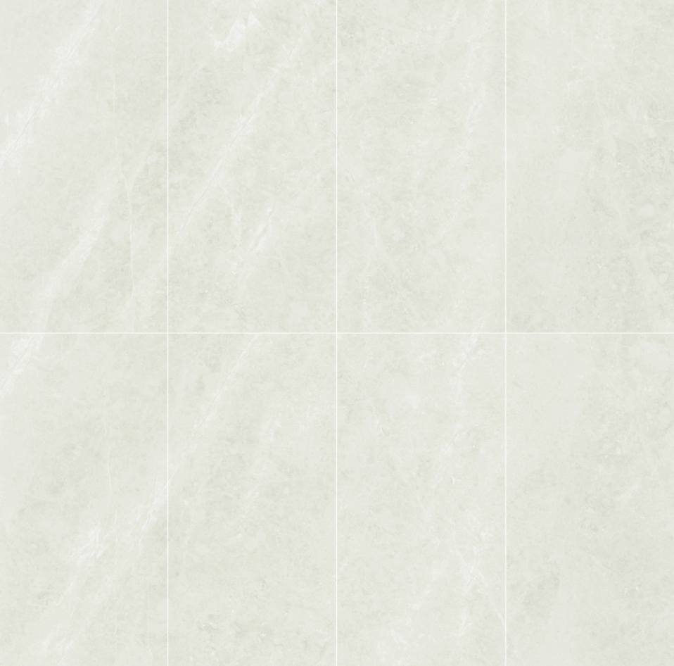 Tasmania Ivory Matt Porcelain Tiles laid tile layout