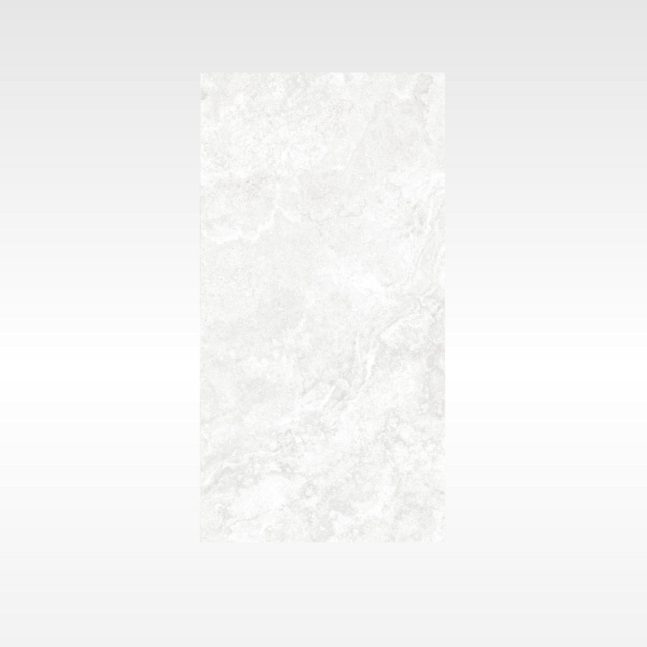 Flat-Alps White StoneTouch Porcelain Tiles 600x1200mm tile
