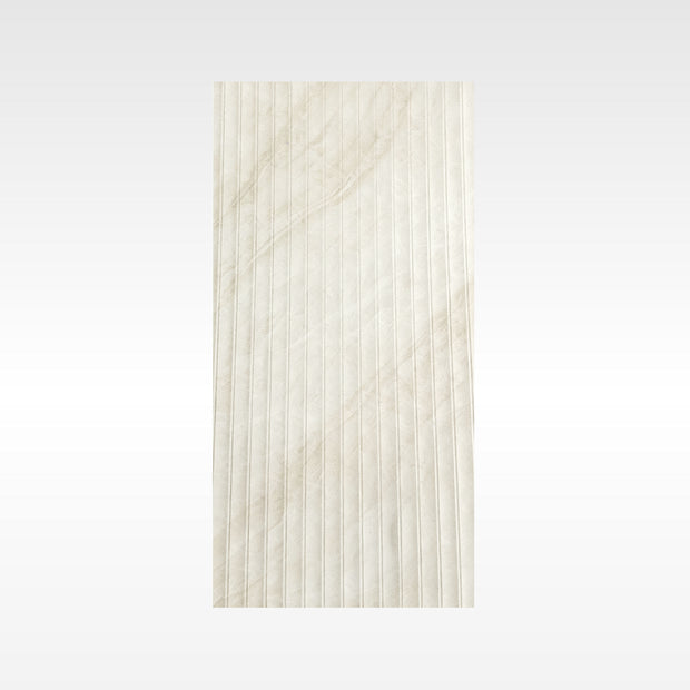 Taj Mahal Ivory Flute Marble Look Porcelain Tiles tile