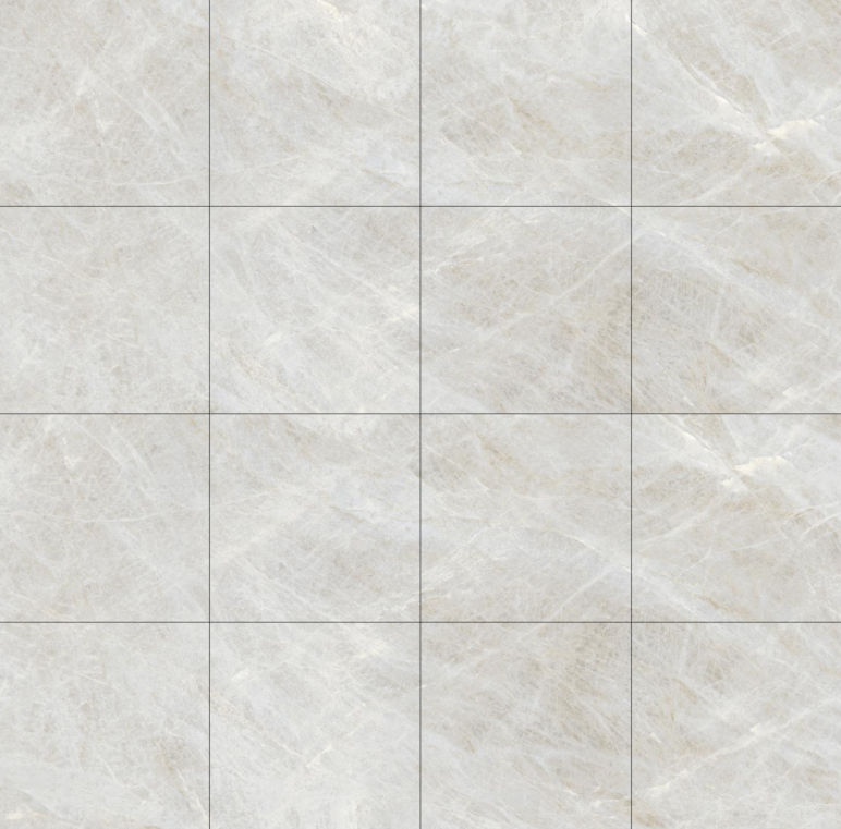 Taj Mahal Orange StoneTouch Marble Look Porcelain Tiles laid tile layout