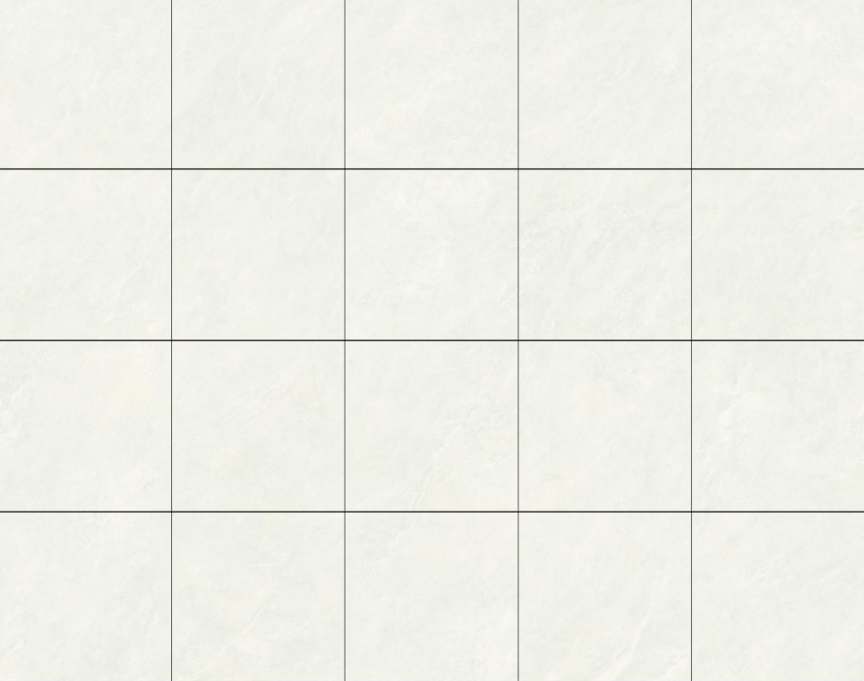 Origin White Matt Porcelain Tiles laid tile layout