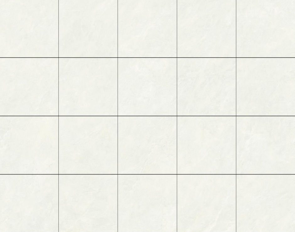 Origin White Matt Porcelain Tiles laid tile layout