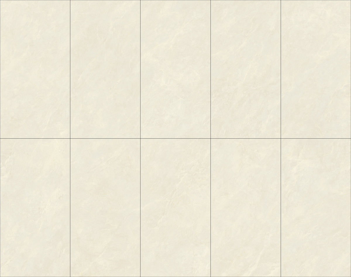 Origin Beige Matt Porcelain Tiles laid tile layout