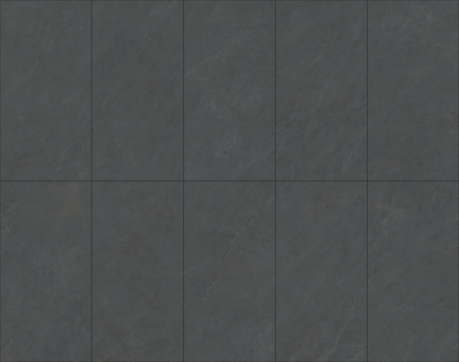 Origin Black Polished Porcelain Tiles laid tile layout