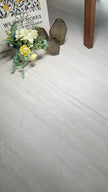 Victoria White Indoor Outdoor Porcelain Tiles laid tile layout