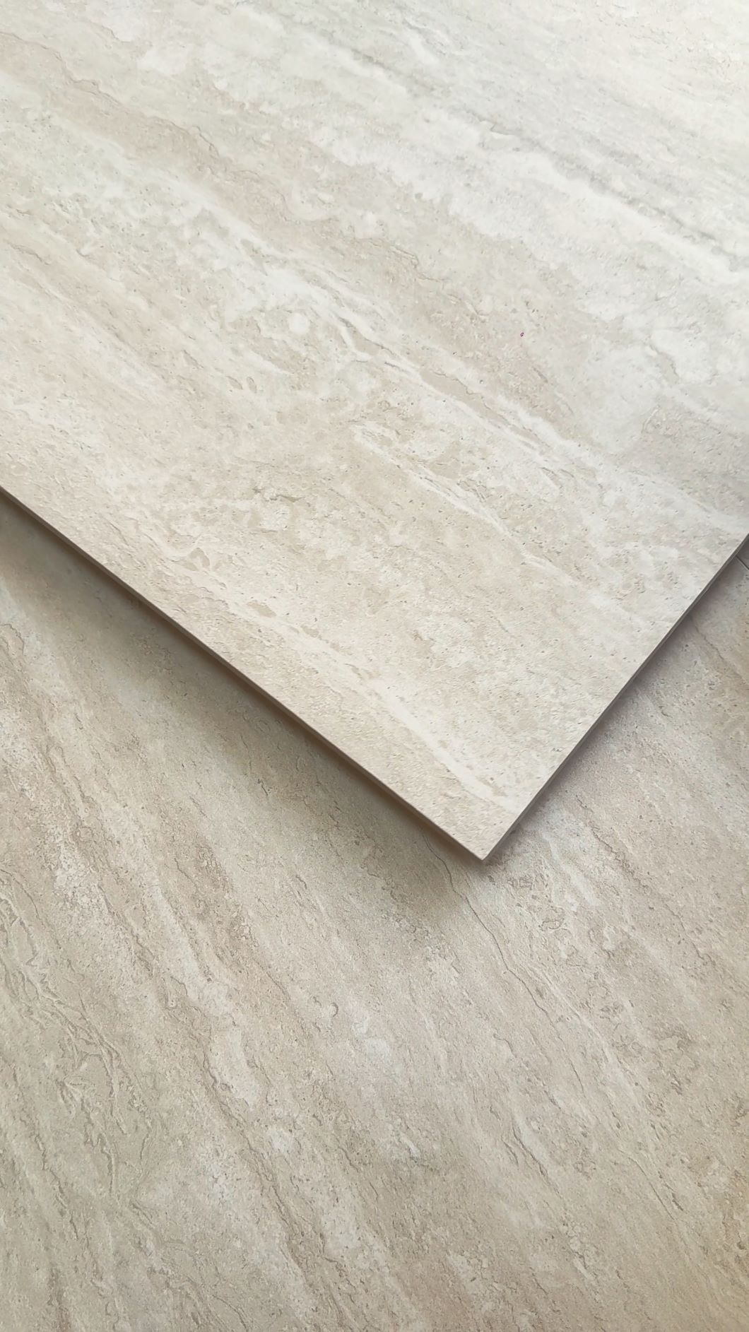 Victoria Beige Indoor Outdoor Porcelain Tiles laid tile layout