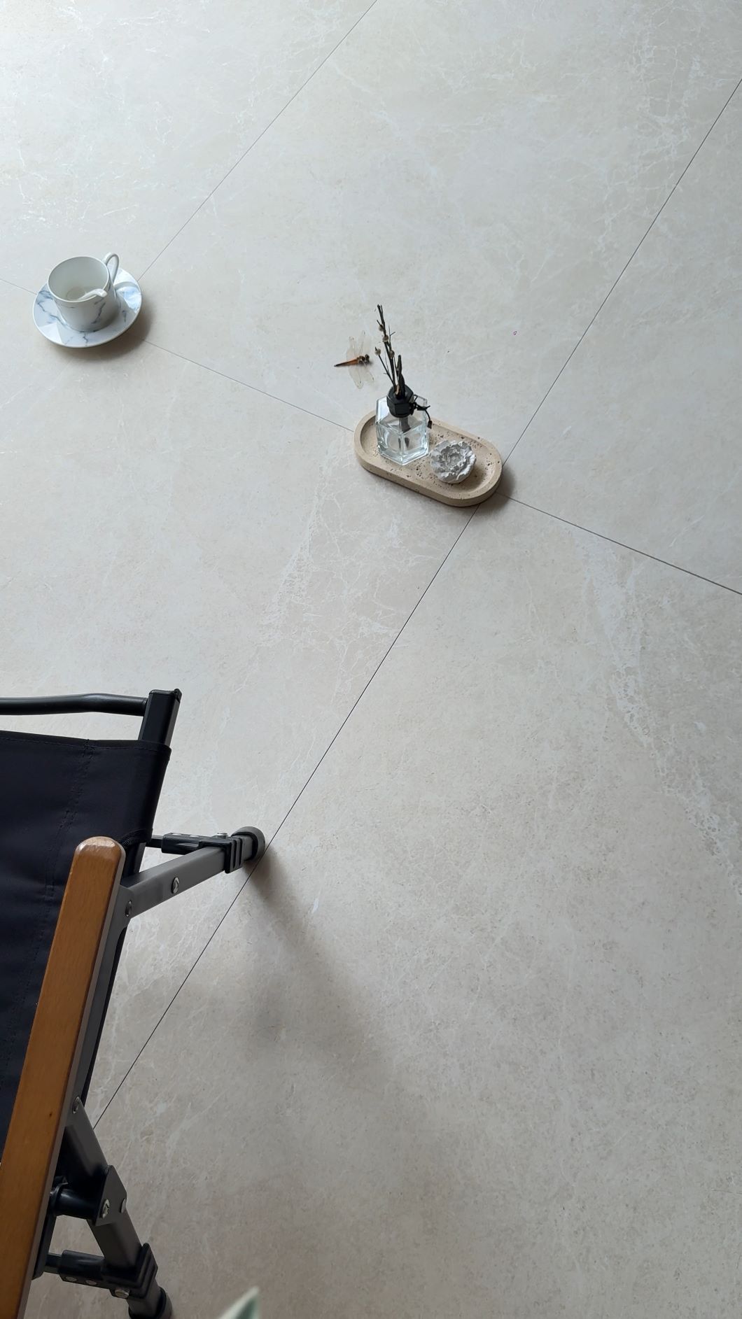 Mosman Ivory Indoor Outdoor Porcelain Tiles laid tile layout