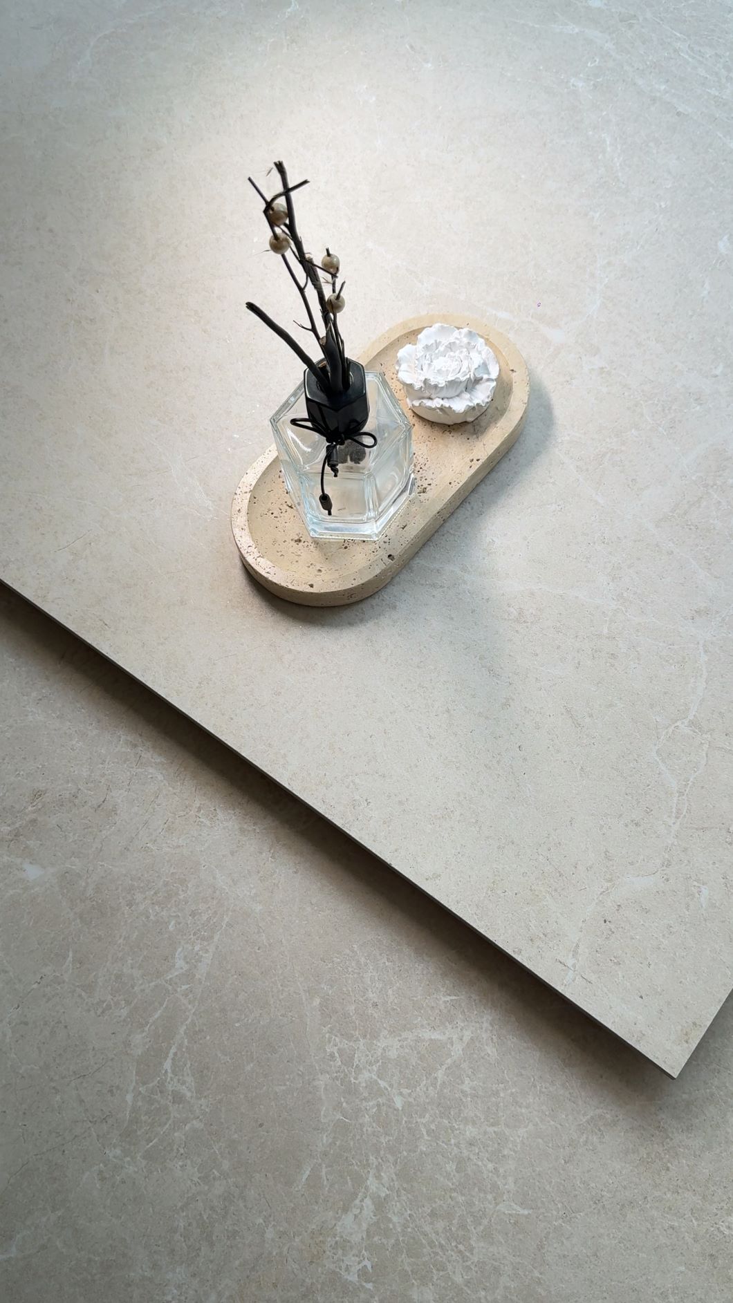 Mosman Ivory Indoor Outdoor Porcelain Tiles laid tile layout