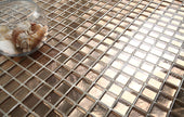 Gem Gn02 Mirror Glass Mosaic in a room setting