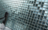 Gem Gn04 Mirror Glass Mosaic in a room setting