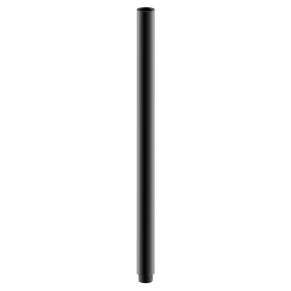 Brass 400mm Round Dropper in Black
