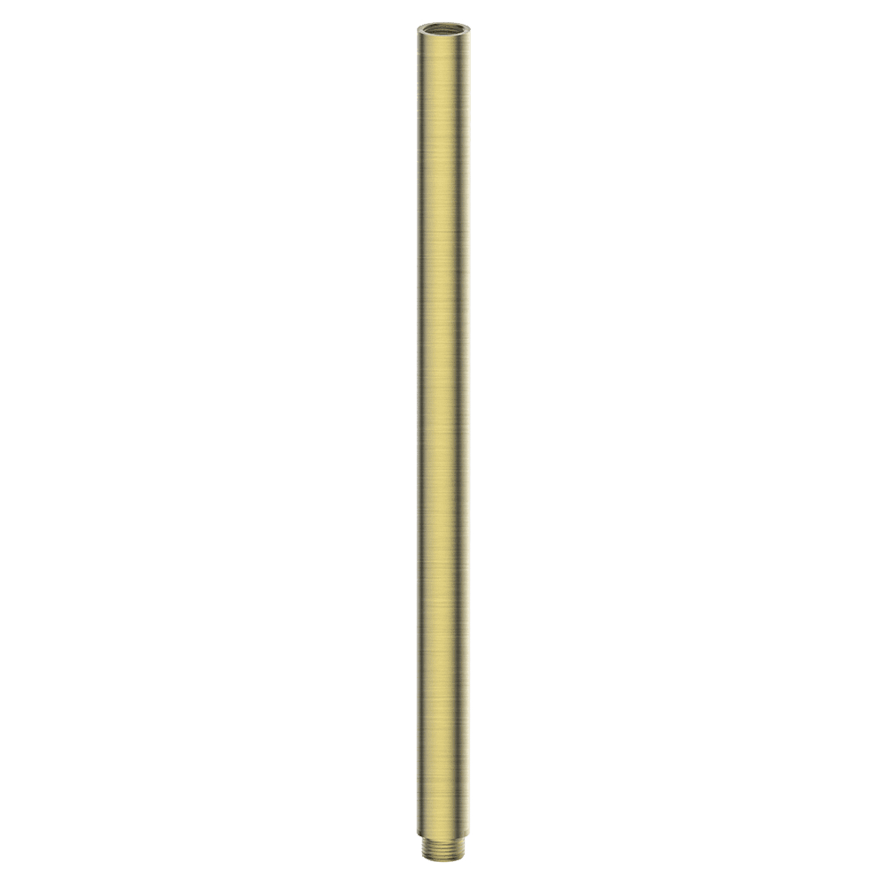 Brass 400mm Round Dropper in Brushed Brass