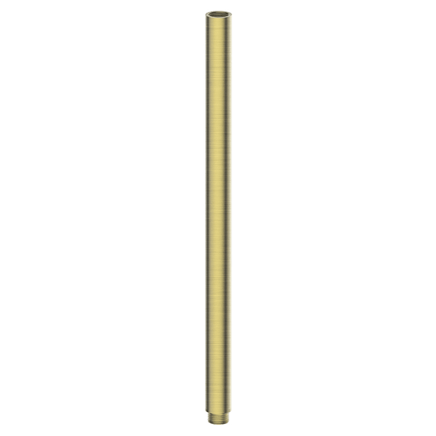 Brass 400mm Round Dropper in Brushed Brass