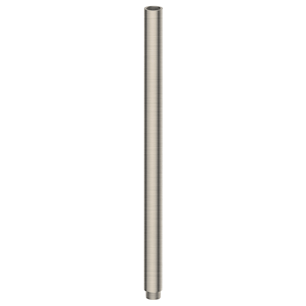 Brass 400mm Round Dropper in Brushed Nickel