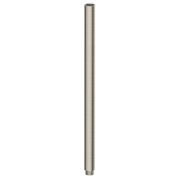 Brass 400mm Round Dropper in Brushed Nickel