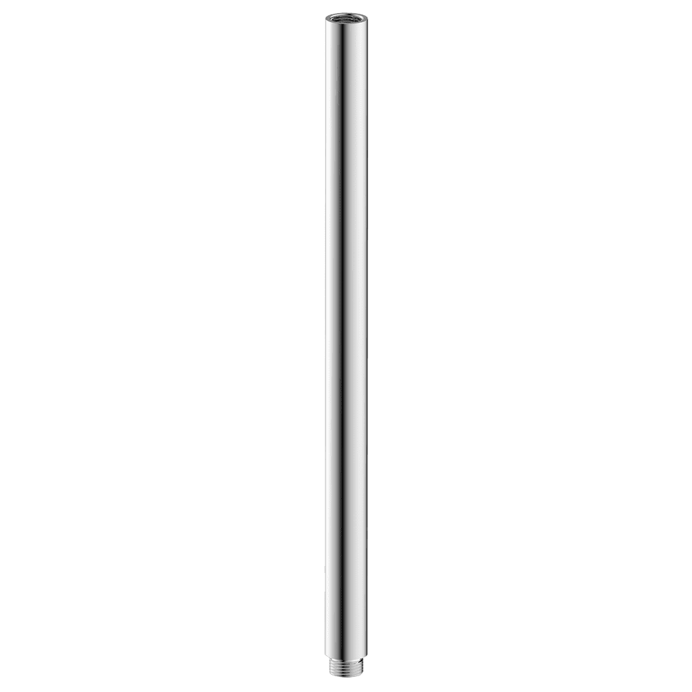 Brass 400mm Round Dropper in Chrome